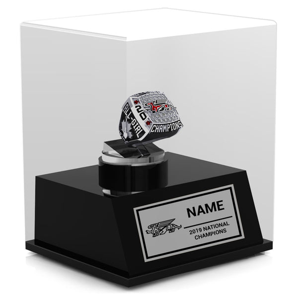 Guelph Gryphon Cheer Team Championship Display Case