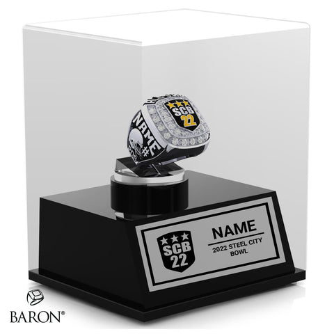 Steel City Bowl Championship Display Case