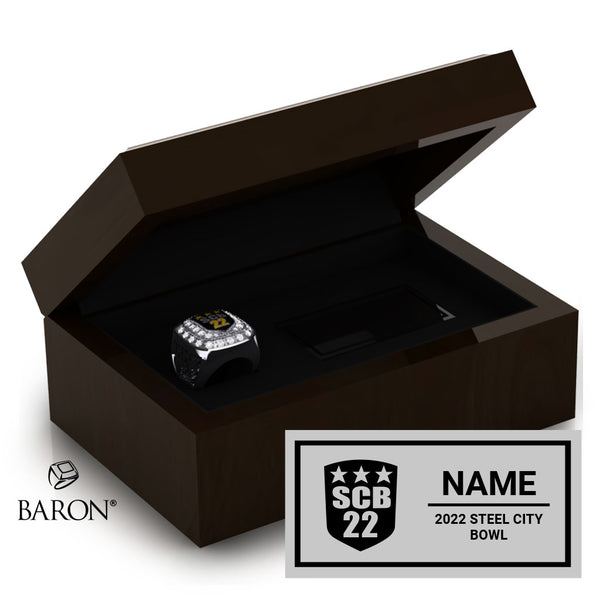 Steel City Bowl  Championship Ring Box