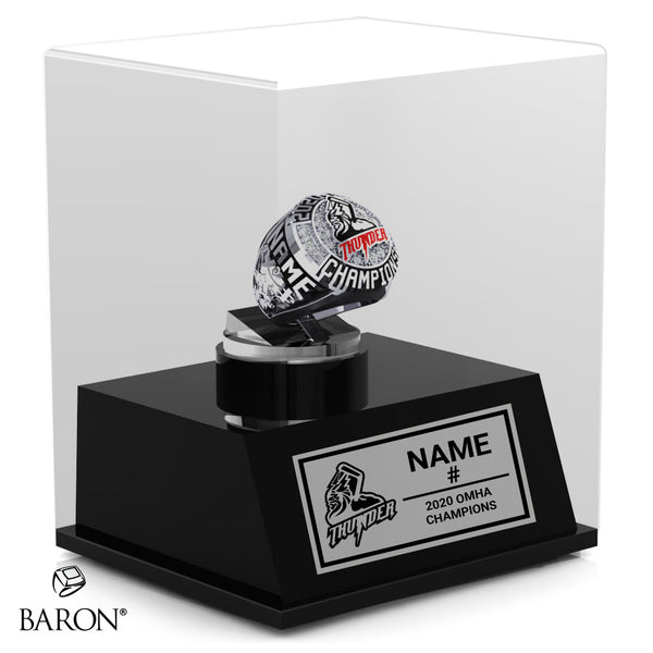 Halton Hills Thunder Minor Bantam AE Championship Display Case
