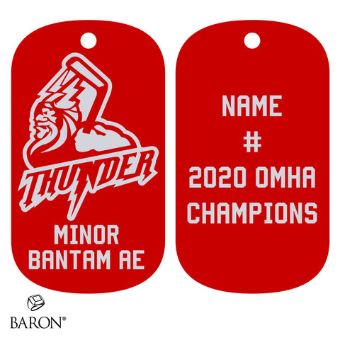 Halton Hills Thunder Minor Bantam AE Dog Tags