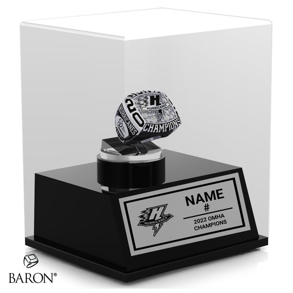 Halton Hurricanes U15 OMHA 2022  Championship Display Case