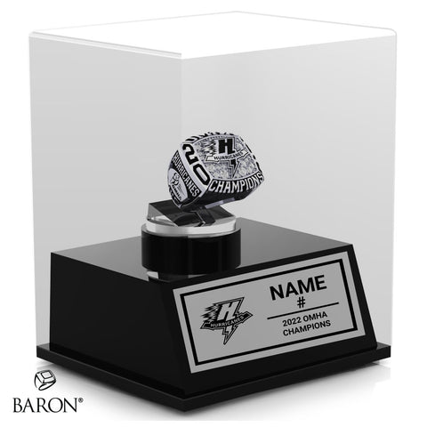 Halton Hurricanes U15 OMHA 2022  Championship Display Case