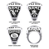 Hamilton Jr Bulldogs minor Bantam AAA Ring -Design 1.1