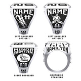 Hamilton Jr Bulldogs minor Bantam AAA Ring -Design 1.4