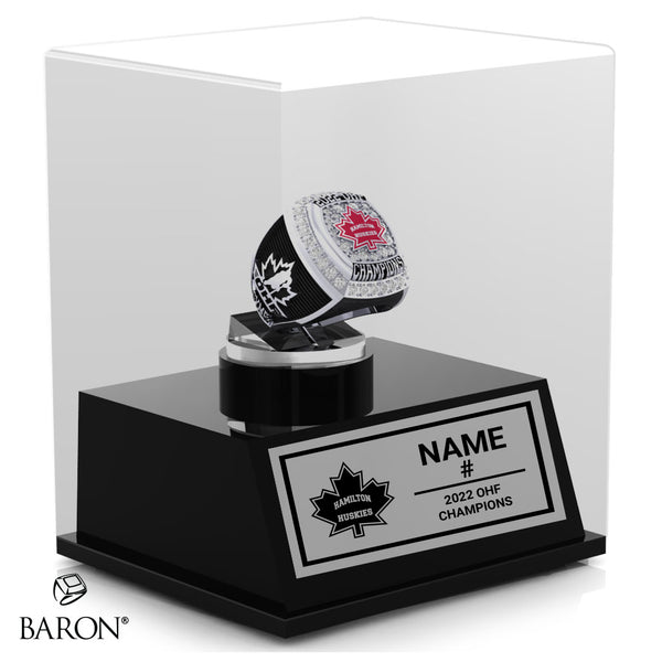 Hamilton Huskies OHF 2022 Championship Display Case