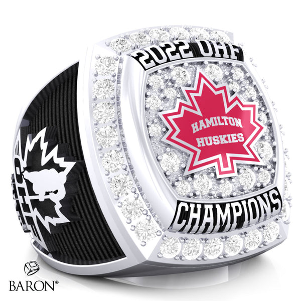 Hamilton Huskies OHF 2022 Championship Ring - Design 3.2