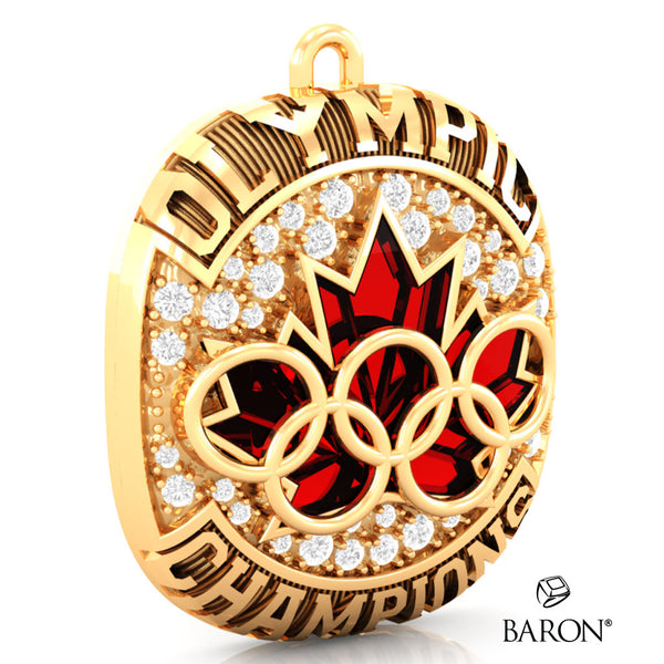 Hockey Canada Friends & Family - Example Championship Ring Top Pendant - Design 1.2