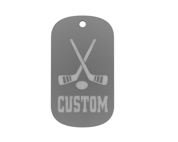 Championship Dog Tag - Hockey