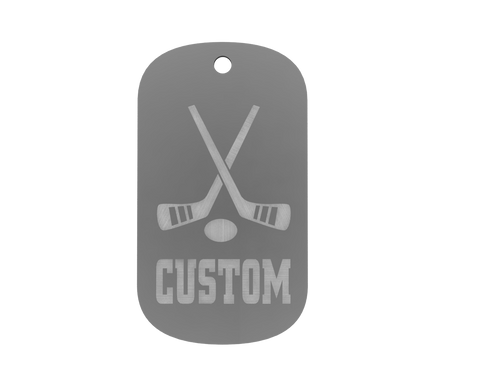 Championship Dog Tag - Hockey