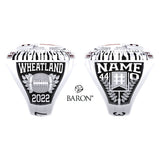 Holy Rosary High School Raiders Football 2022  Championship Ring - Design 2.2