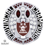 Holy Rosary High School Raiders Football 2022  Championship Ring - Design 2.2