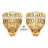 Huronia Stallions U18 OSFL 2022 Championship Ring - Design 2.5