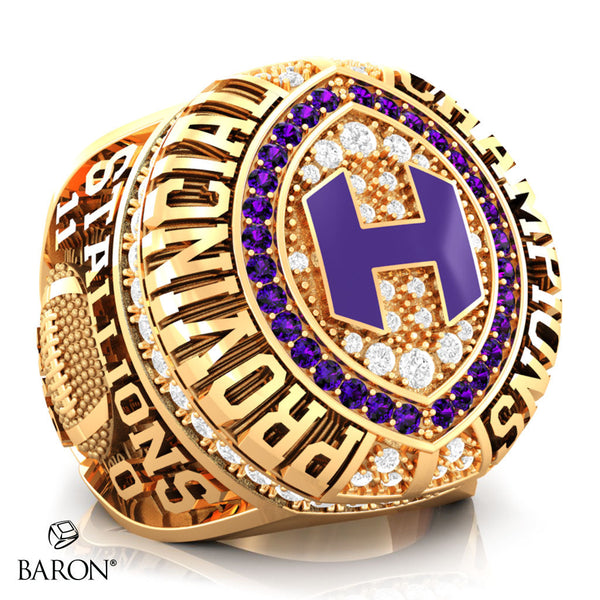 Huronia Stallions U18 OSFL 2022 Championship Ring - Design 2.5 *50% BALANCE*