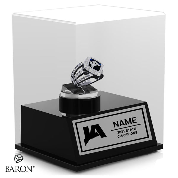 Jackson Academy Volleyball 2021 Championship Display Case