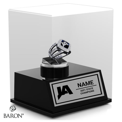 Jackson Academy Volleyball 2021 Championship Display Case