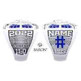 Jacob Hespeler Football 2022 Championship Ring - Design 2.1