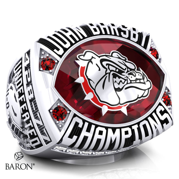 John Barsby Football 2021 Championship Ring - Design 1.6
