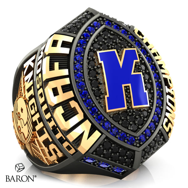 Kanata Knights Football 2021 Championship Ring - Design 4.6 (MOSQUITO)