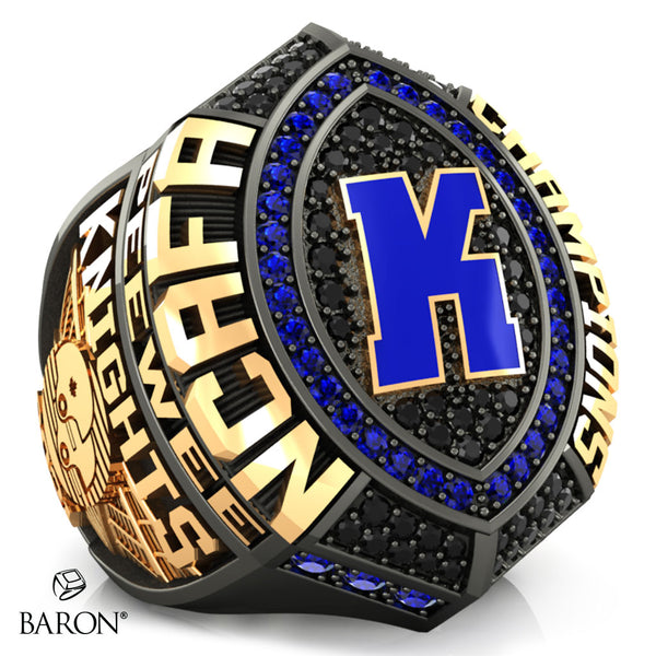 Kanata Knights Football 2021 Championship Ring - Design 9.4 (PEEWEE)