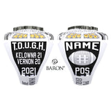 Kelowna Owls Secondary School 2021 Championship Ring - Design 1.2