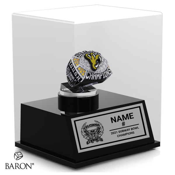 Kelowna Owls Secondary School 2021 Championship Display Case