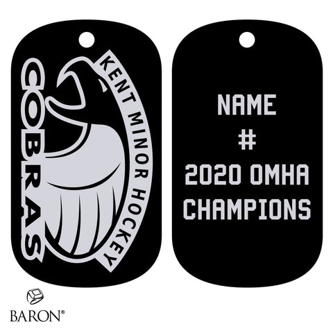 Kent Minor Hockey Cobras Dog Tags