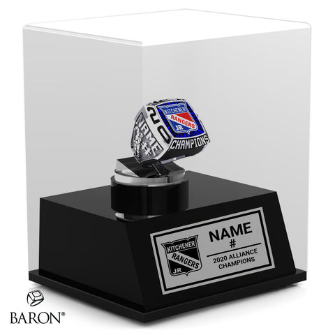 Kitchener Jr. Rangers Championship Display Case