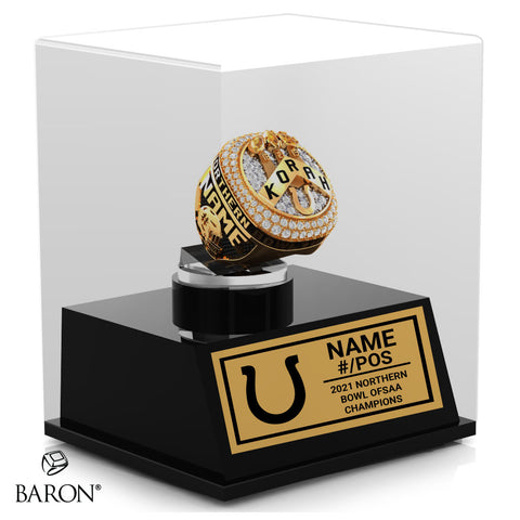 KORAH COLTS FOOTBALL 2021 Championship Display Case