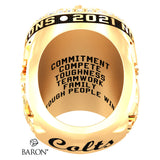 KORAH COLTS FOOTBALL 2021 Championship Ring - Design 4.6