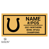 KORAH COLTS FOOTBALL 2021 Championship Display Case