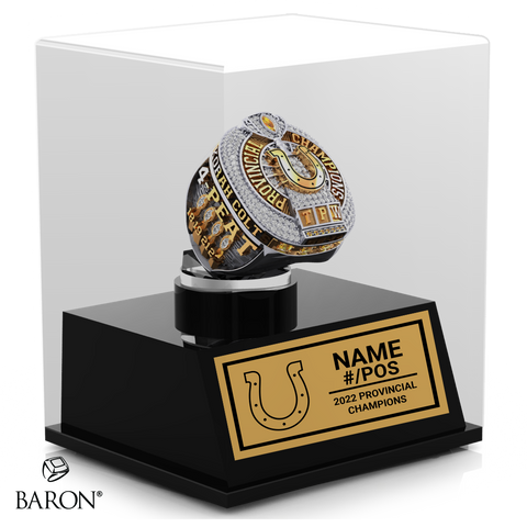 Korah Colts Football 2022 Championship Display Case