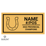 Korah Colts Football 2022 Championship Display Case