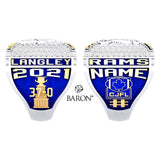 Langley Rams Football 2021 Championship Ring - Design 1.10