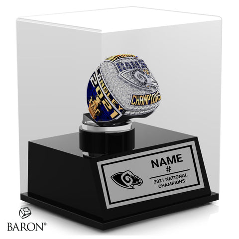 Langley Rams Football 2021 Championship Display Case