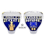 Langley Rams Football 2021 Championship Ring - Design 1.8 *BALANCE*