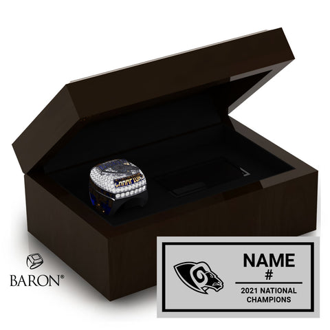 Langley Rams Football 2021 Championship Ring Box