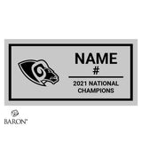 Langley Rams Football 2021 Championship Display Case