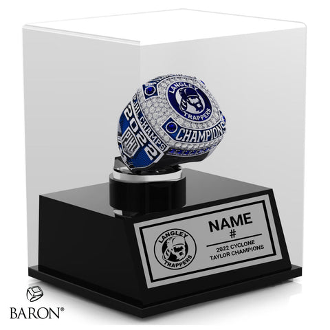 Langley Trappers Hockey 2022 - Friends & Family Championship Display Case