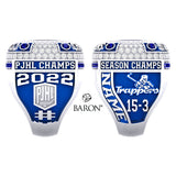 Langley Trappers Hockey 2022 Championship Ring - Design 2.5