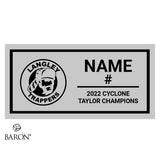 Langley Trappers Hockey 2022 Championship Display Case