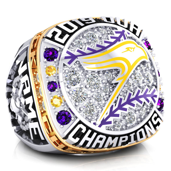 Laurier University Baseball Championship Ring - Design 4.1