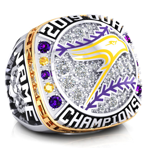 Laurier University Baseball Championship Ring - Design 4.1