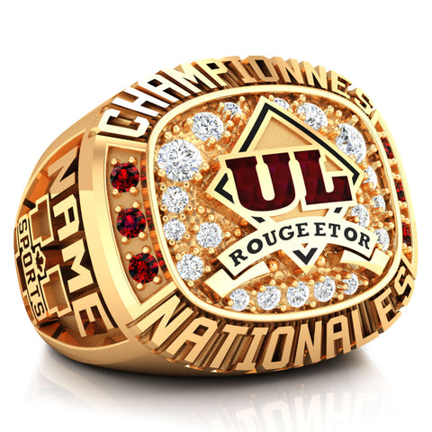 Université Laval Rouge Et Or Championship Ring - Design 9.8