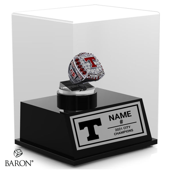 Leduc Tigers Football 2021 Championship Display Case