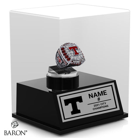 Leduc Tigers Football 2021 Championship Display Case