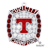 Leduc Tigers Football 2021 Championship Ring Top Pendant - Design 3.6