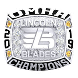 Lincoln Blades Minor Midget - OMHA Ring - Design 1.7