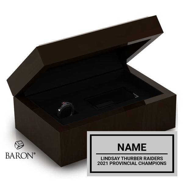 Lindsay Thurber Raiders Volleyball 2021 Championship Ring Box
