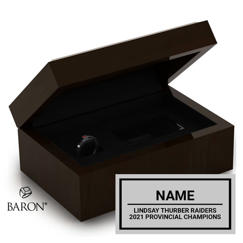 Lindsay Thurber Raiders Volleyball 2021 Championship Ring Box